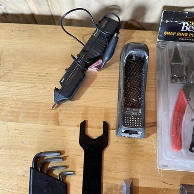 A VARIETY OF HAND TOOLS