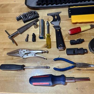 HAND TOOLS AND A SOCKET HOLDER