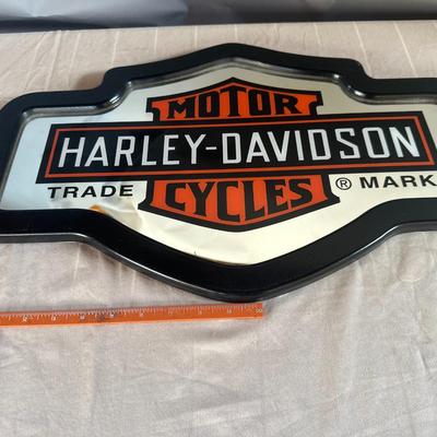 Harley Davidson Hanging Mirror Sign