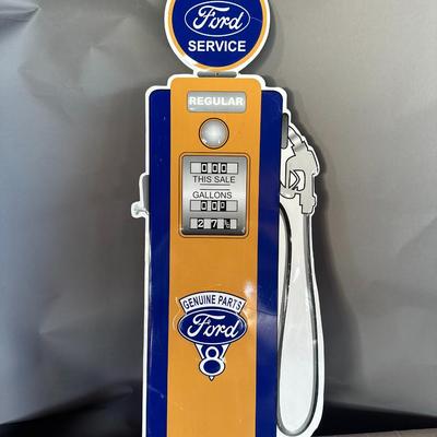Ford Sales Service Hanging Metal Sign