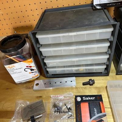 HARDWARE ORGANIZERS, BUNGEE CORDS AND MORE