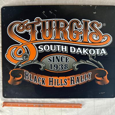 Sturgis South Dakota Hanging Metal Sign