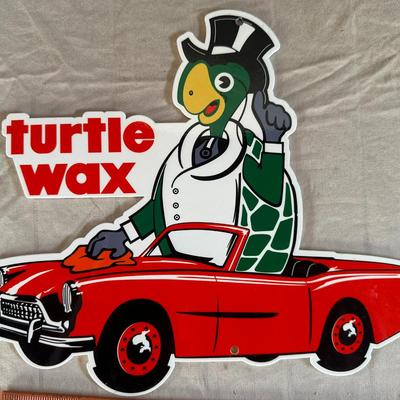 Turtle Wax Metal Sign