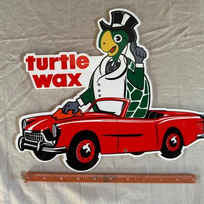 Turtle Wax Metal Sign