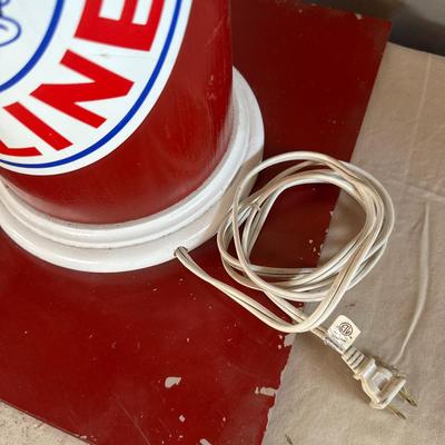 Antique Red Crown Ethyl Gasoline Red Gas Pump