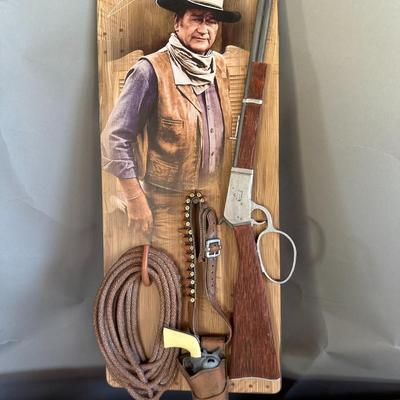 The Bradford Exchange: John Wayne: Western Icon Masterpiece Wall Décor