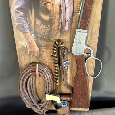 The Bradford Exchange: John Wayne: Western Icon Masterpiece Wall Décor