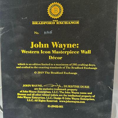 The Bradford Exchange: John Wayne: Western Icon Masterpiece Wall Décor