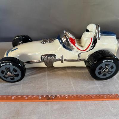 1971 Heritage Ezra Brooks Race Car Decanter Bottle