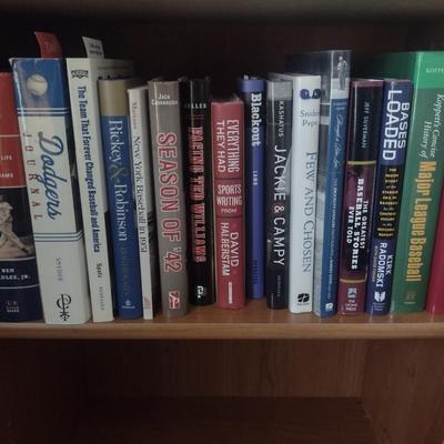 Collection of Sports Books and DVDs- Mostly Baseball