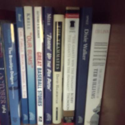Collection of Sports Books and DVDs- Mostly Baseball