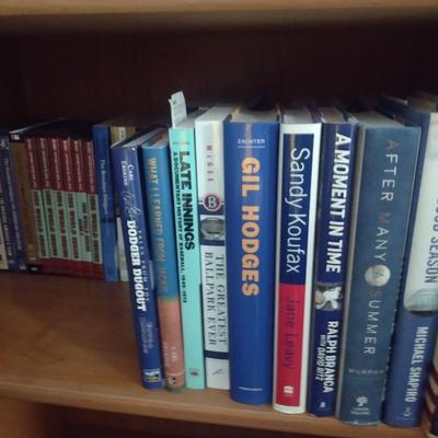 Collection of Sports Books and DVDs- Mostly Baseball