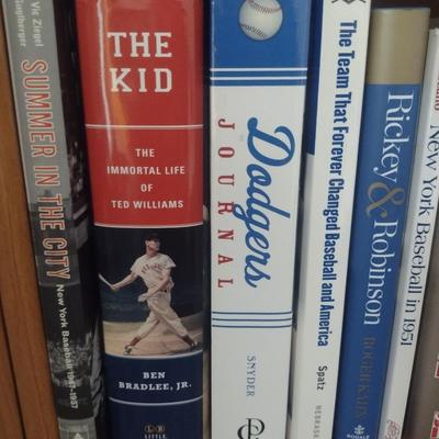 Collection of Sports Books and DVDs- Mostly Baseball