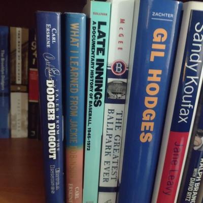 Collection of Sports Books and DVDs- Mostly Baseball