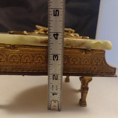 Marble/Alabaster Topped Music Box