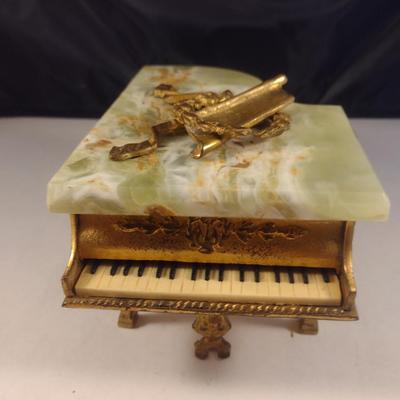 Marble/Alabaster Topped Music Box