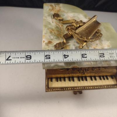 Marble/Alabaster Topped Music Box