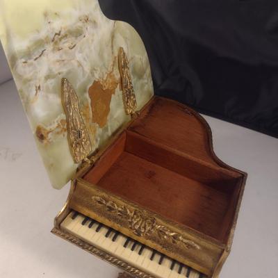 Marble/Alabaster Topped Music Box
