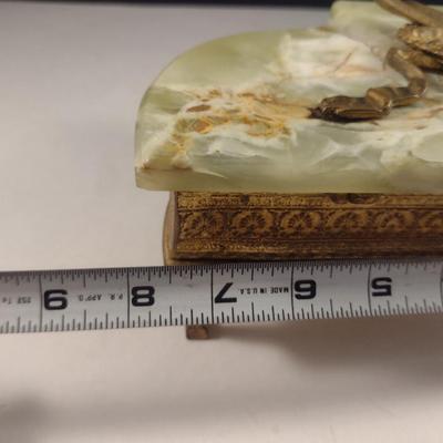 Marble/Alabaster Topped Music Box