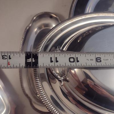 Collection of Metal Serve Ware