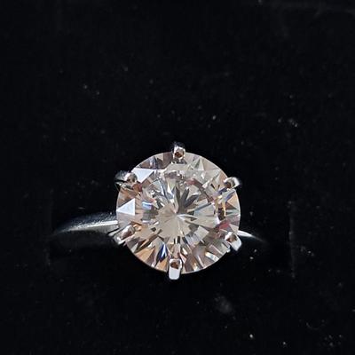 GRA CERTIFIED MOISSANITE RING