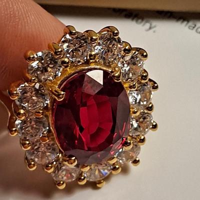 GIA CERTIFIED Lab Grown Ruby Ring