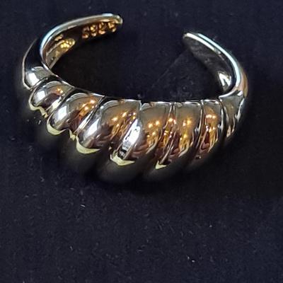 18kt Gold Overlay Sterling Silver