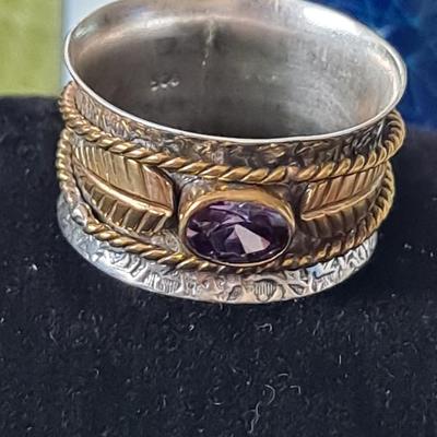 Fidget Spinner Ring Size 8