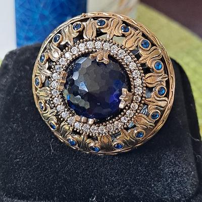 Ottoman Empire Style 4CT Treated Sapphire