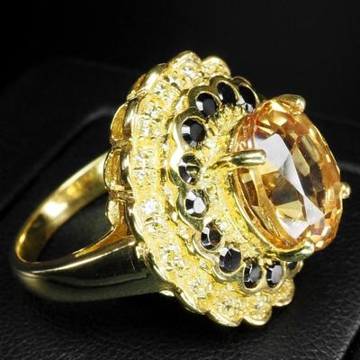 Yellow Lab Grown Sapphire 6.45Ct