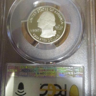 25C LOWELL NP PCGS PR70DCAM LEN BUCKLEY FIRST STRIKE