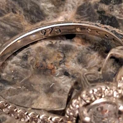 925 Sterling Silver Moissanite Ring