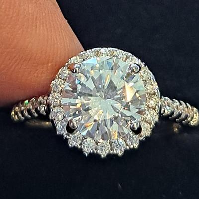 Moissanite Ring