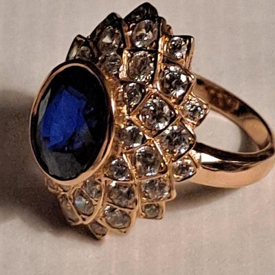 Lab Grown Sapphire Ring