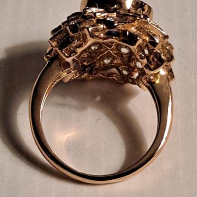 Lab Grown Sapphire Ring