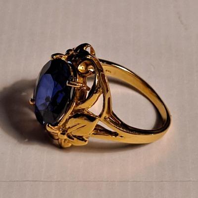 Lab Grown Sapphire Ring