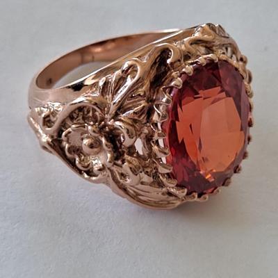 Lab Grown Sapphire Ring