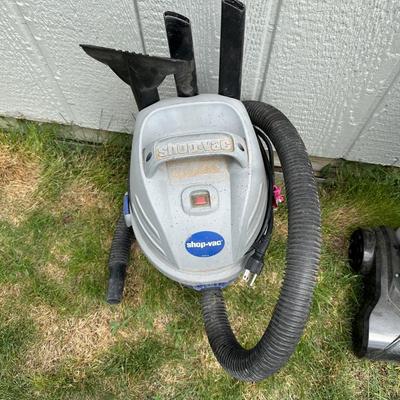 2.5 SHOP VAC AND A EUREKA AIRSPEED BAGLESS VACUUM