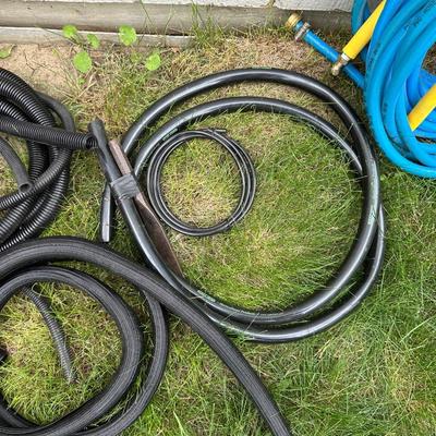 EXTENSION CORDS, AIR HOSES AND HOSE