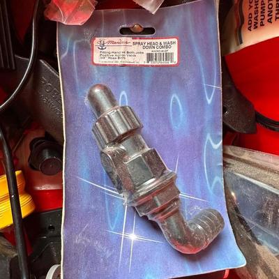 LOWRANCE FISHFINDER, POWER INVERTER, MARINE AERATOR SPRAY HEAD AND MORE MARINE PARTS