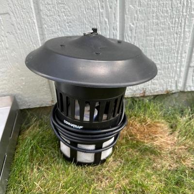LITTLE GRIDDLE, ELECTRIC INSECT TRAP, WALKING STICK AND HOOK SNAG POLE