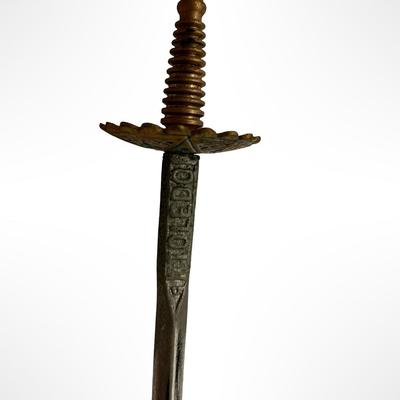 Vintage Toledo Cast Bull Sword Pick