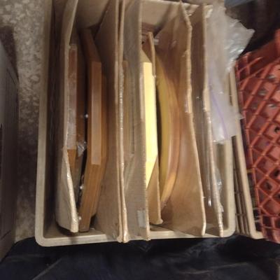 Collection of Frames for Hanging Plates- Assorted Shapes and Sizes