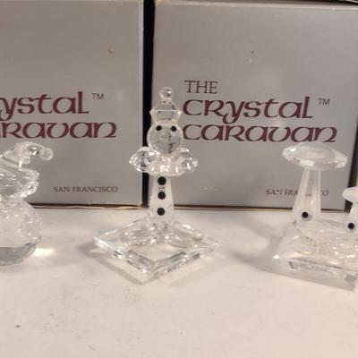 Collection of The Crystal Caravan Figurines with Boxes (Crystal Caravan Group #1)