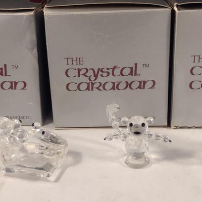 Collection of The Crystal Caravan Figurines with Boxes (Crystal Caravan Group #1)