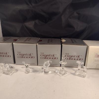 Collection of The Crystal Caravan Figurines with Boxes (Crystal Caravan Group #1)