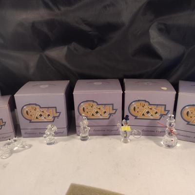Collection of The Crystal Zoo Figurines with Boxes- Five Pieces (The Crystal Zoo Group #1)