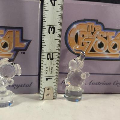 Collection of The Crystal Zoo Figurines with Boxes- Five Pieces (The Crystal Zoo Group #1)