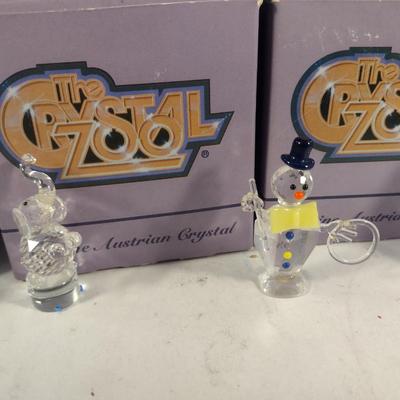 Collection of The Crystal Zoo Figurines with Boxes- Five Pieces (The Crystal Zoo Group #1)
