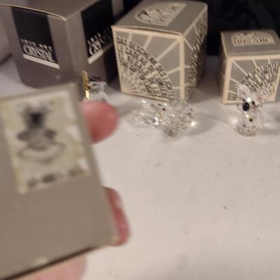 Collection of Iris Arc Crystal Figurines- Eight Pieces